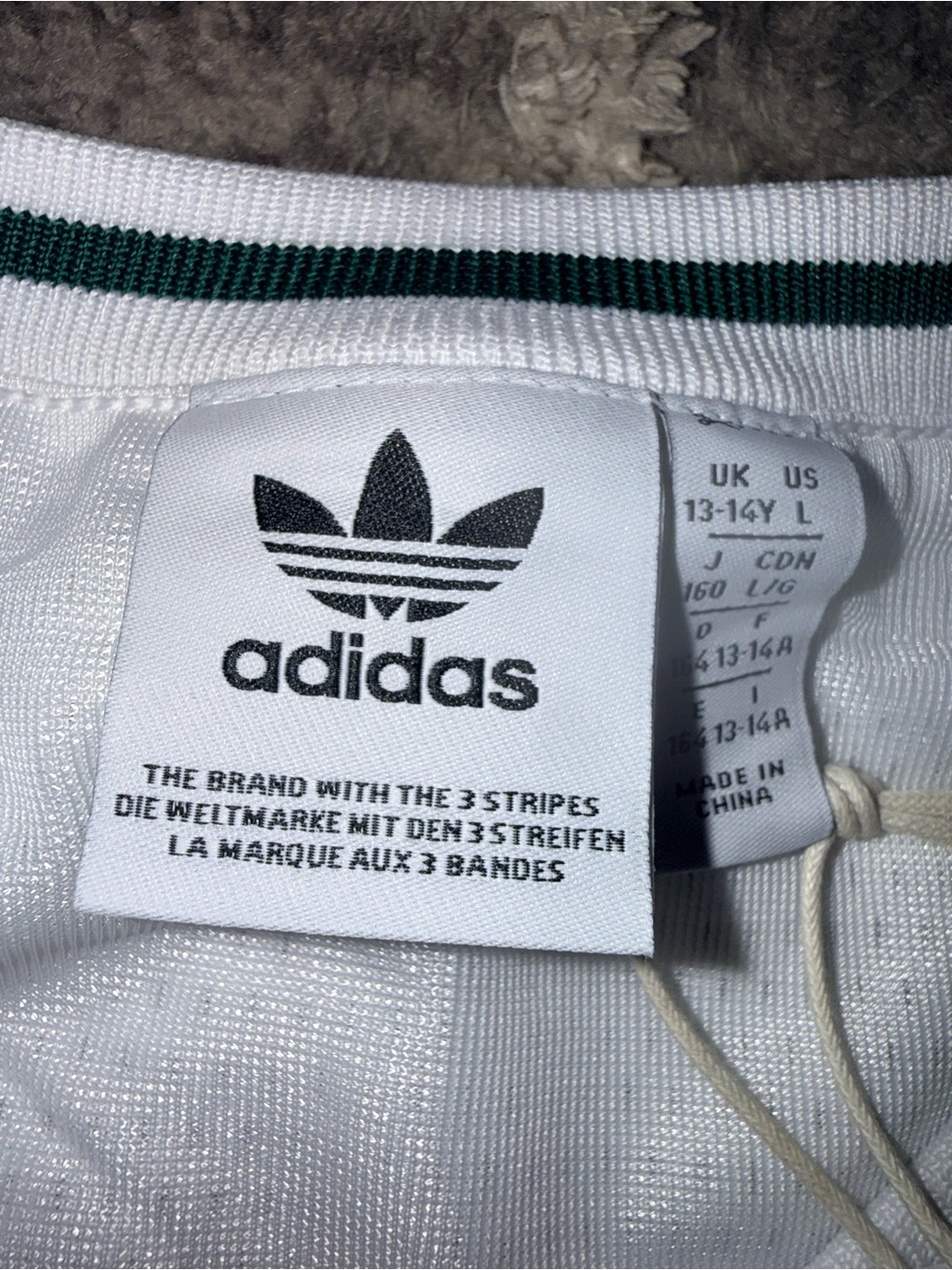 Adidas Originals Mesh Jersey Tank Boys L NWT - Picture 5 of 5